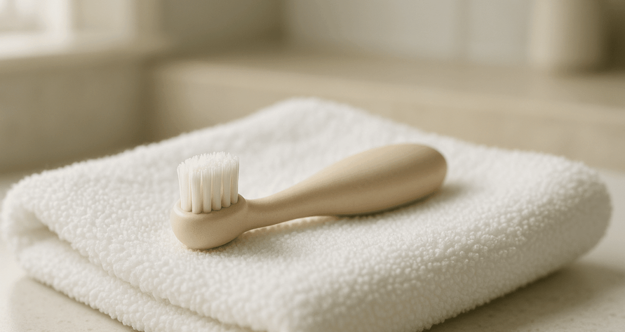 Quelle brosse à dents pour bébé ? Comparatif simple & guide d’achat (manuelle vs silicone)
