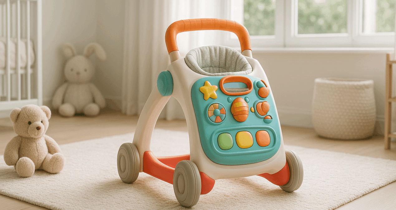 Trotteur bébé : risques, alternatives et activités pour aider bébé à marcher
